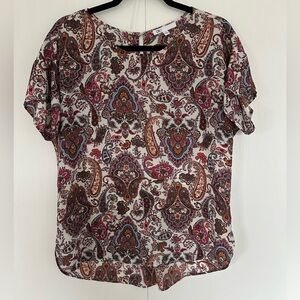 DR2 Multicolor Paisley Women's Blouse